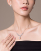 Ariel 925 Silver Freshwater Core Pearl Hanging Chain 12-13mm Round Simple Jewelry Festival Gift