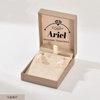 Ariel 925 Silver Freshwater Earrings 5-8mm White Round Minimalist Commuting Pearl Earrings for Women