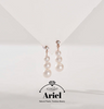 Ariel 925 Silver Freshwater Earrings 5-8mm White Round Minimalist Commuting Pearl Earrings for Women
