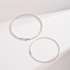 Ariel Double layered natural nuclear free freshwater pearl collarbone bead necklace with natural strong light