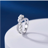 Ariel S925 Silver Freshwater Pearl Ring Female Adjustable Open Ring Jewelry Festival Gift Versatile Handmade
