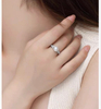 Ariel Flower Stance 8-9mm Round Pearl Seedless Freshwater Pearl Ring S925 Silver Ring Single Pearl Female