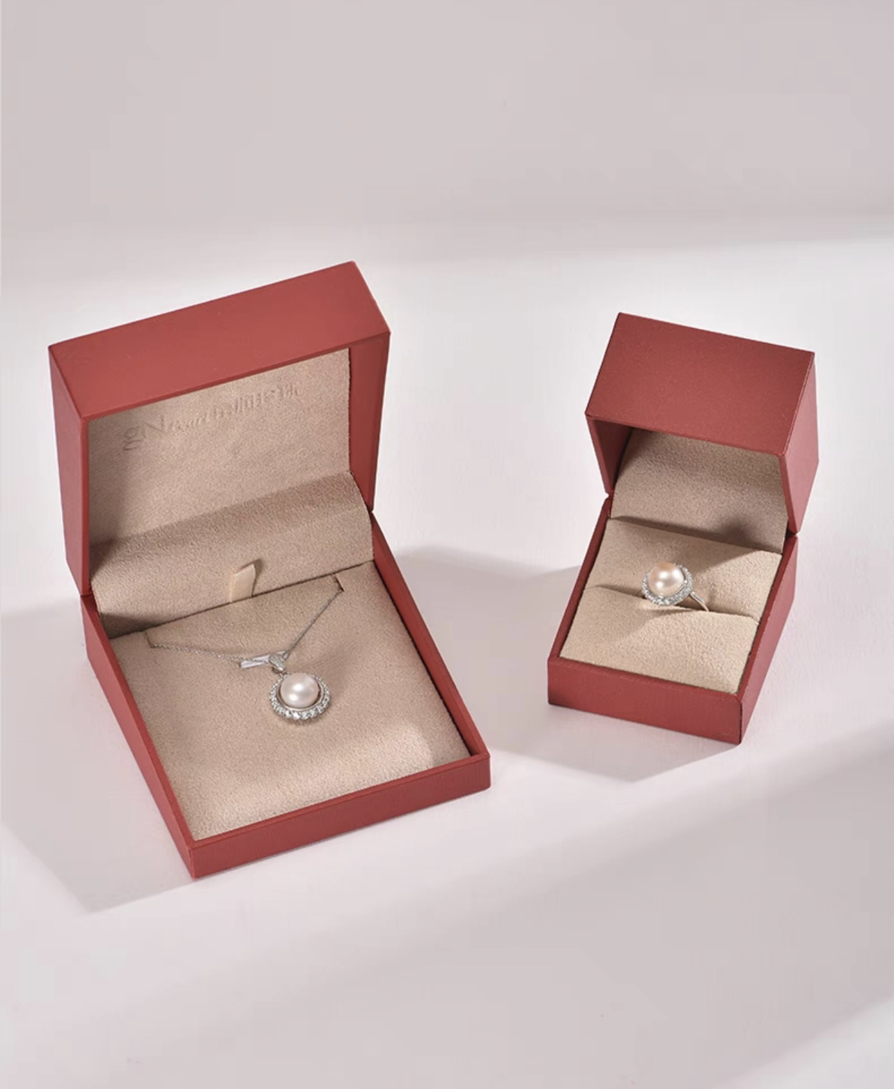 Ariel Far Love Set 925 Silver Freshwater Pearl Pendant Ring Two Piece Set Birthday Gift for Girlfriend