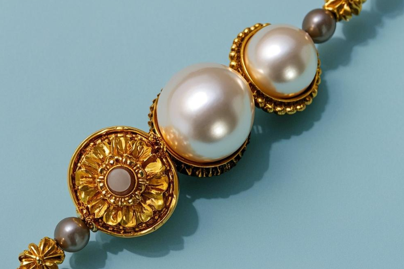 Baroque Pearls Paired With High Fashion Design