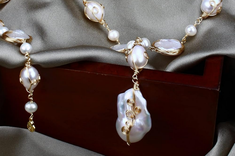Bohemian Chic With Baroque Pearls
