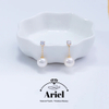 Ariel Natural freshwater pearl wind blowing earrings with fairy like aura, high-end feeling earrings