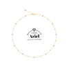 Starry Sky Pearl Necklace Silver Freshwater Pearl Clavicle Chain Holiday Gift for Women