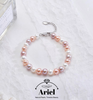 Ariel Freshwater Pearl Bracelet Round Strong Light Fashion Mixed Color Bracelet