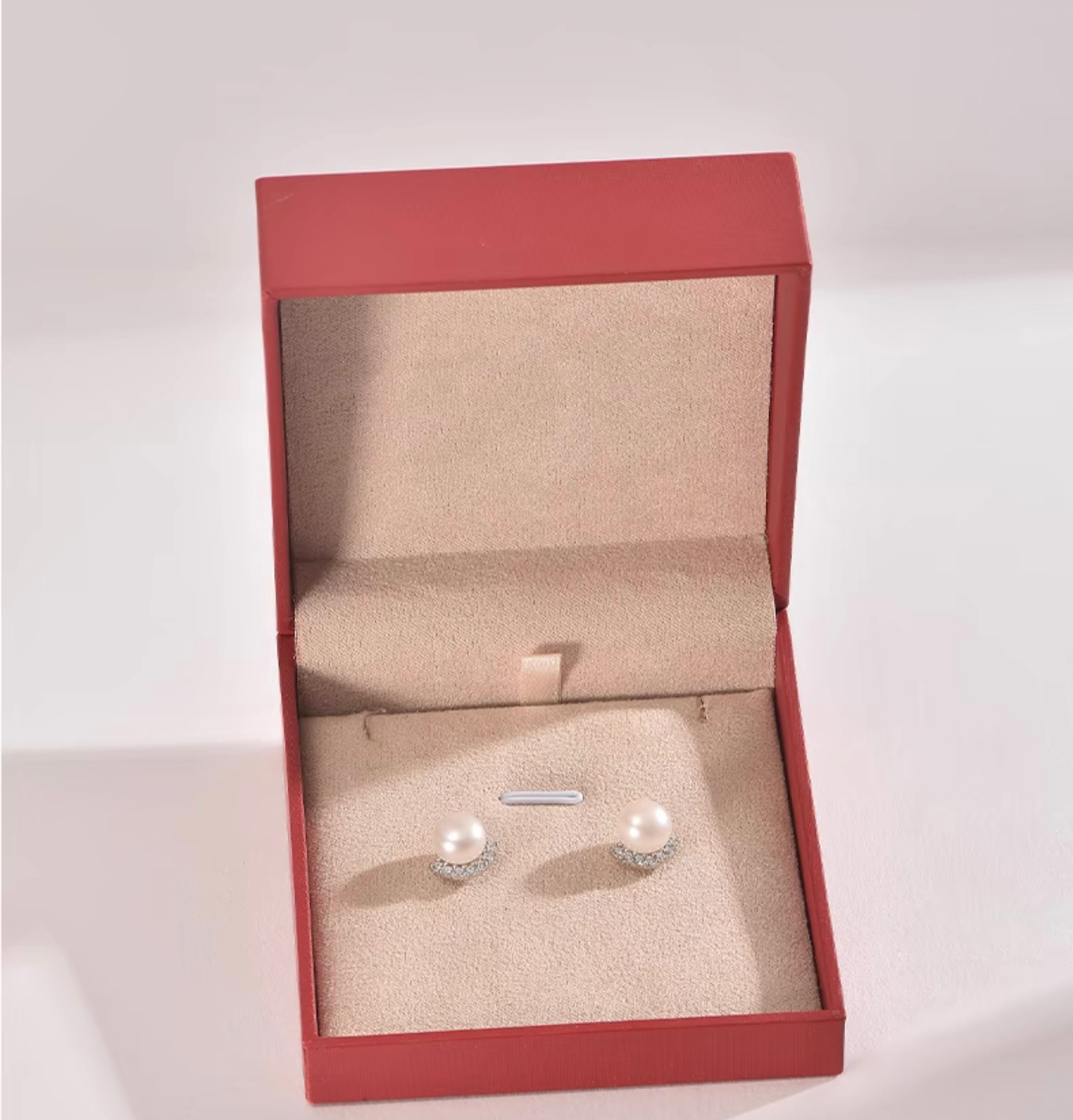 Ariel 925 Silver Freshwater Pearl Earrings 8-9mm Simple Commuting Jewelry