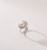 Ariel Far Love Set 925 Silver Freshwater Pearl Pendant Ring Two Piece Set Birthday Gift for Girlfriend